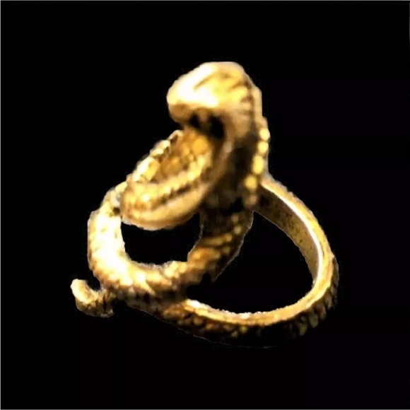 Serpent Wrap RING - Size 9 (3/4" Wide Opening) - Reputation -Mens/Women's Ring - Picture 3 of 6
